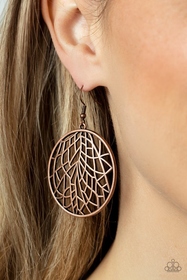 Fractured Foliage - Copper